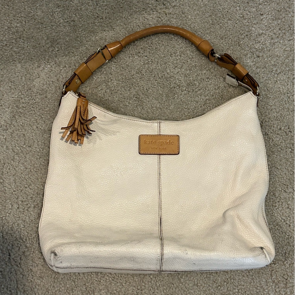Kate Spade Cream Colored Leather Purse!